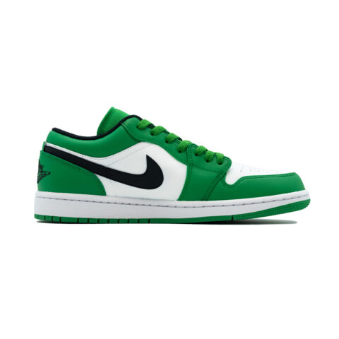 Jordan Air Jordan 1 Emerald Sparkle, Little Celt Abrasion Resistant Low top Vintage Basketball Shoes Unisex