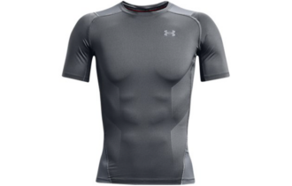 Under Armour HeatGear Fitness Clothing Men's Gray Moderate