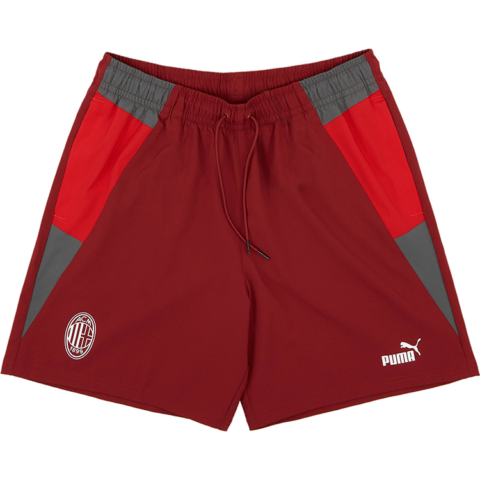 PUMA AC MilanTraining Shorts Soccer Bottom Men’s Red Black Legion