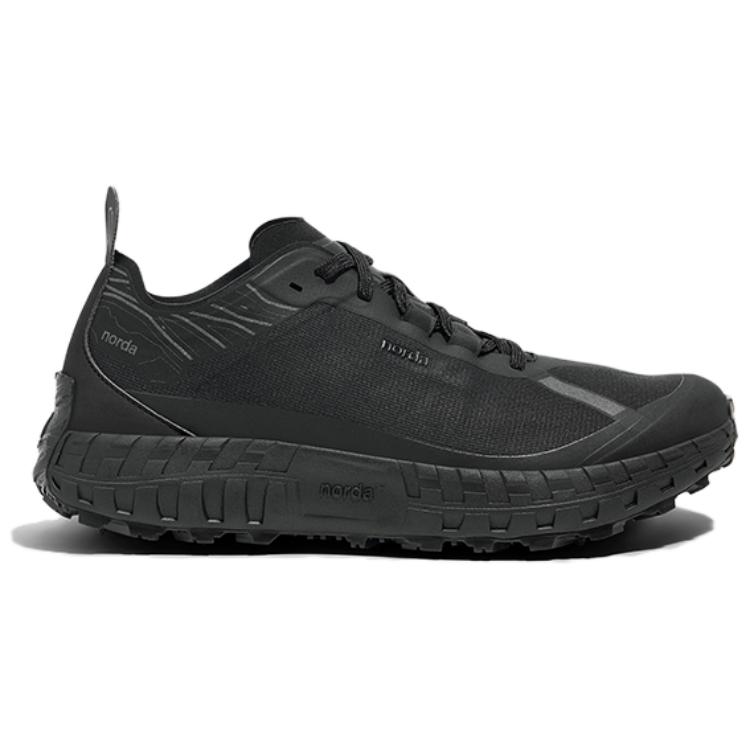 NORDA Slip Resistant, Abrasion Resistant, Coverage, Support, Lightweight Low top Trail Running Shoes Men’s Black