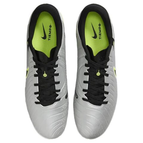 Nike Tiempo Legend 10 Academy Mg Metallic Silver Volt Black