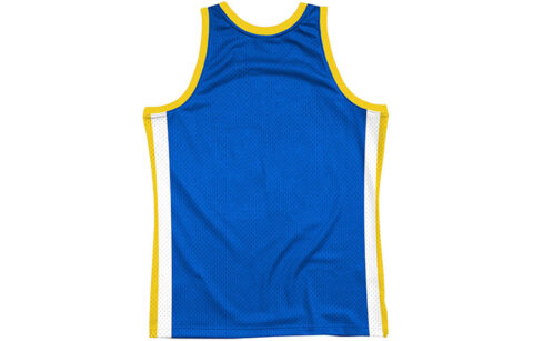 Mitchell Ness Basketball Jerseys Men’s Blue Moderate Straight Fit