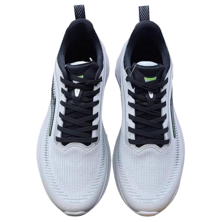 Erke Cushioning Breathable Low top EVA Sprint Running Shoes Men’s Mist Gray Jet Black