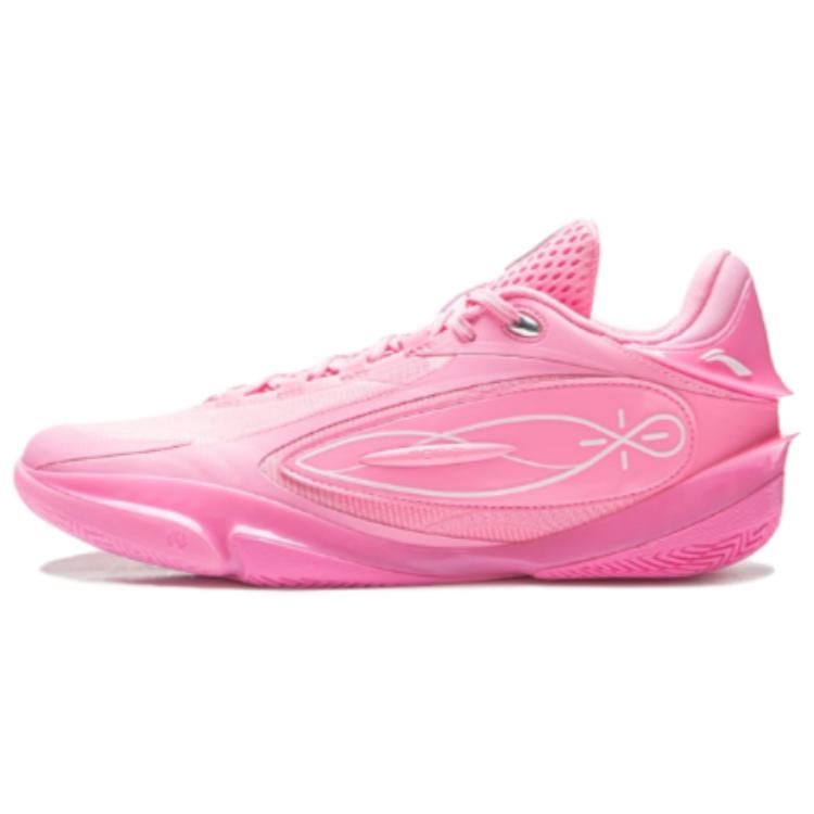 Li Ning Wade 808 5 ULTRA Cushioning, Wear Resistant Low top Basketball Shoes Unisex Neon Pink