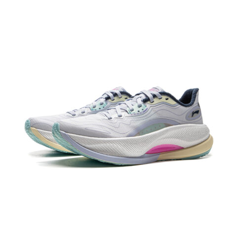 Li Ning Yueying 4 Slip Resistant Abrasion Resistant Low top Casual Running Shoes Women’s White Purple