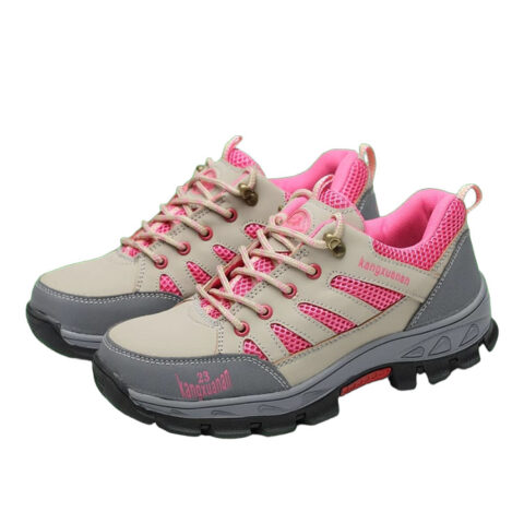 K KANGXUANAN Wear resistant And Waterproof Low top Outdoor Shoes Women’s Pink