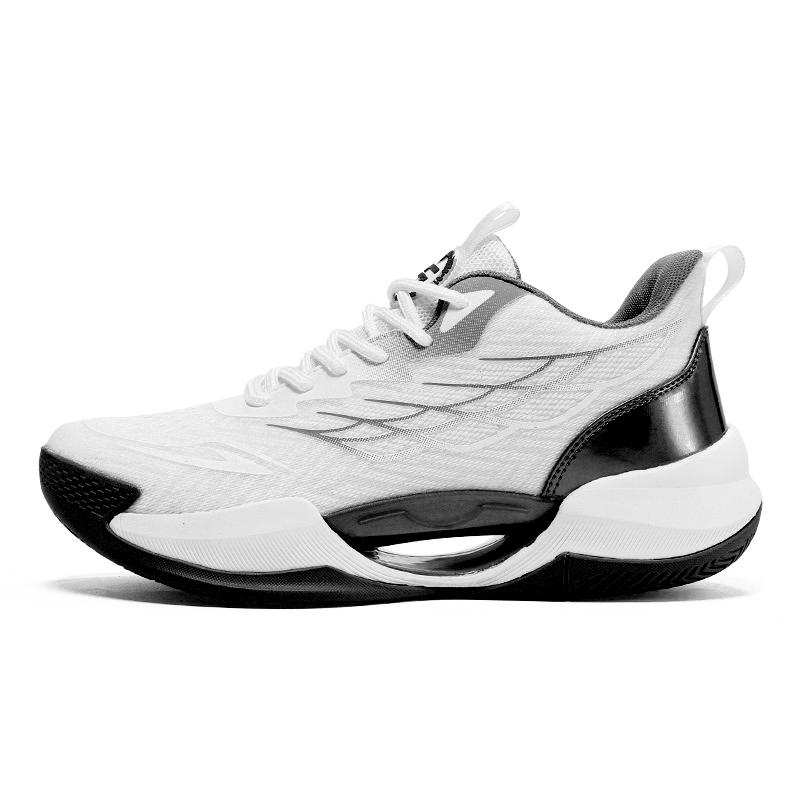 HEIWEILU Cushioning Abrasion Resistant Breathable Cushioning Abrasion Resistant Breathable Mid top Basketball Shoes
