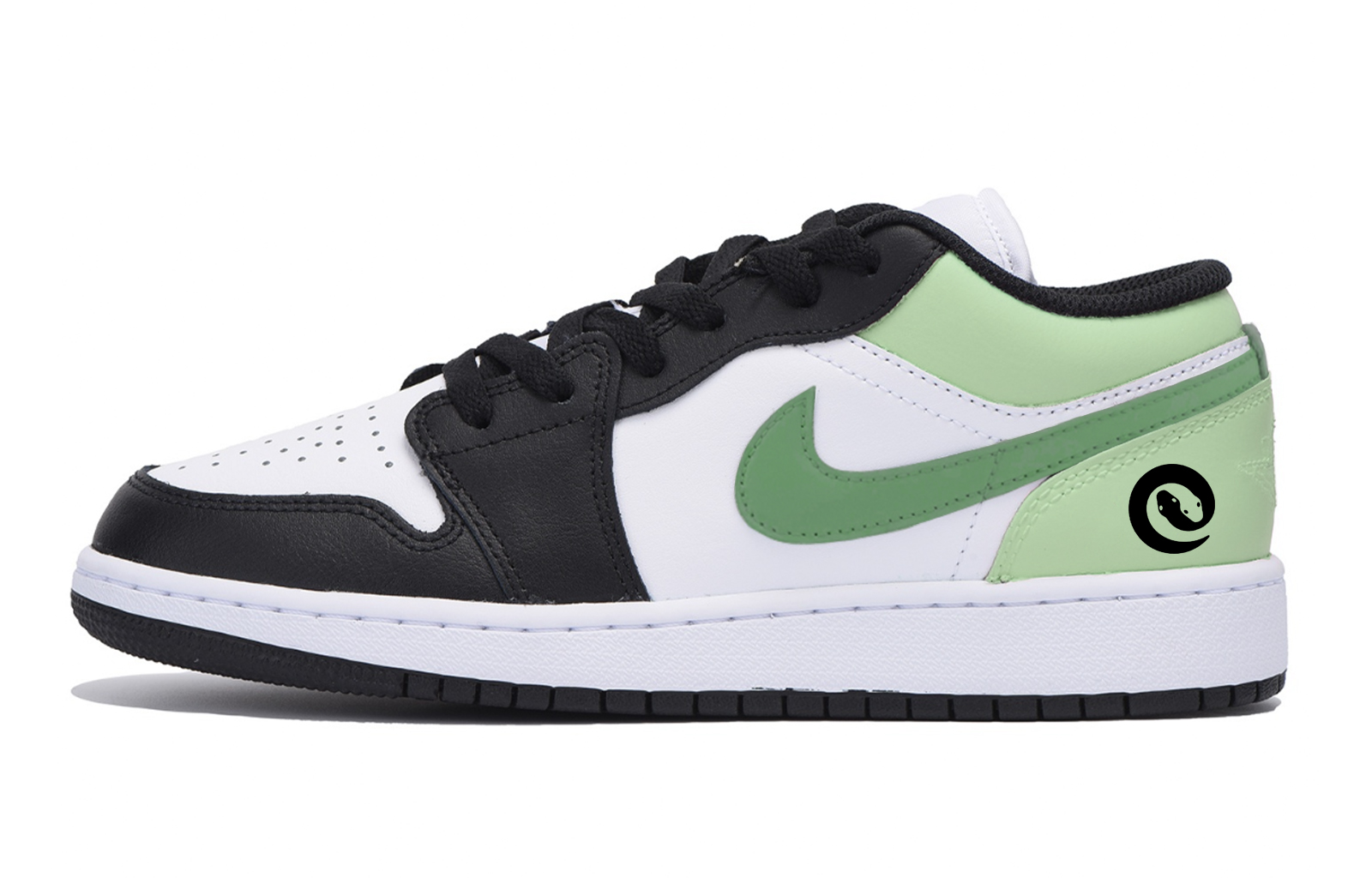 Jordan Air Jordan 1 Vintage Basketball Shoes Men’s Low Top Black Green