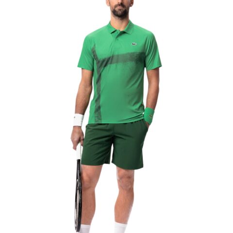 Lacoste x Novak Djokovic elasticated track shorts