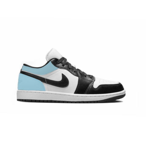 Jordan Air Jordan 1 Cushioning Slip Resistant Low top Vintage Basketball Shoes Women’s Blue