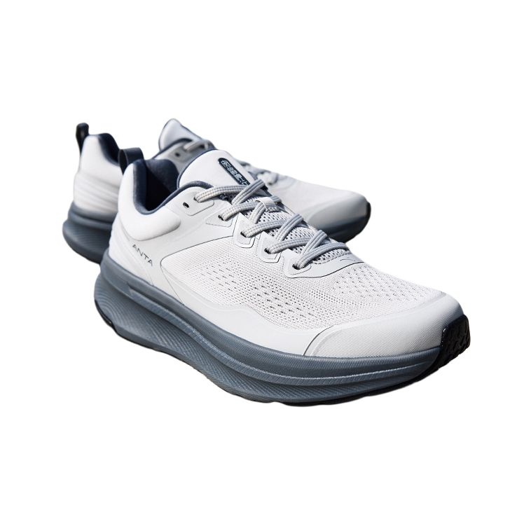 Anta Slip Resistant, Abrasion Resistant, Breathable Low top Training Shoes Men’s Gray