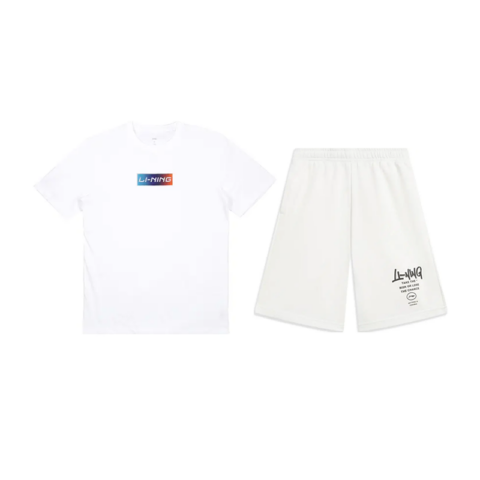 Li Ning Casual Sportswear Unisex White+White