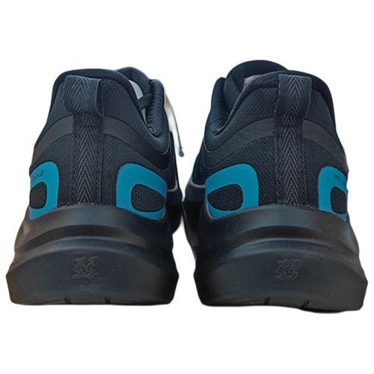 Erke Cushioning Abrasion Resistant Slip Resistant Low top Casual Running Shoes Men’s Black Orange Blue