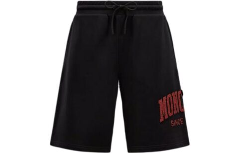 Moncler SS23 Sports Shorts Men's Black