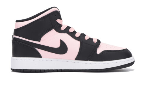 Jordan Air Jordan 1 Slip Resistant Coverage Low top Vintage Basketball Shoes Women’s Black Pink