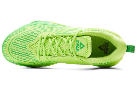 PEAK Cushioning Slip Resistant Breathable Anti Rollover Anti Twist Low top Basketball Shoes Men’s Sprout Green
