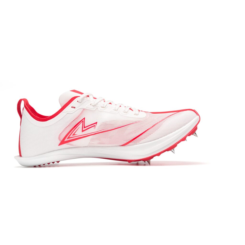 YINSUMAO Full Length Carbon Plate Running Shoes Unisex White Red