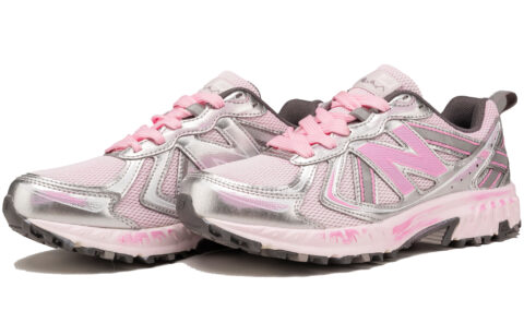 New Balance NB 410 V5 Textile, Artificial Leather Breathable Low top Running Shoes Unisex Pink
