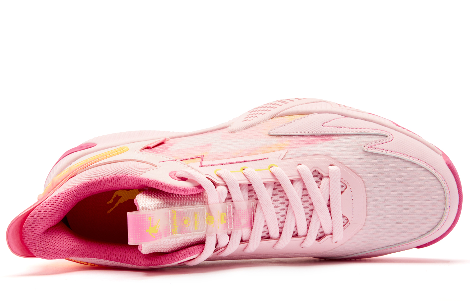 QIAODAN Cushioning Coverage Rebound Breathable Slip Resistant Low top Basketball Shoes Men’s Pink