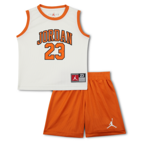 Jordan Casual Sportswear 23 Jersey 2 Piece Set Children Aged 3 7 Years Old