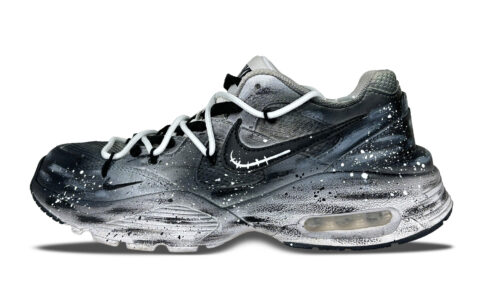 Nike Air Max Fusion Cushioning Slip Resistant Abrasion Resistant Low top Running Shoes Women’s Black White