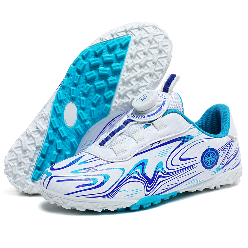 BIANSULONG Soccer Shoes Unisex Low Top Aqua