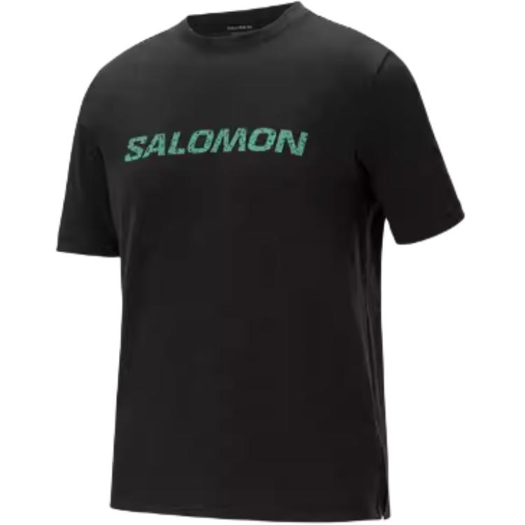 SALOMON AMPHI TERRAZZO Quick Dry T Shirts Men’s Black