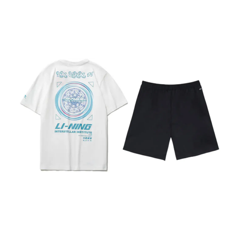 Li Ning Casual Sportswear Unisex White+Black