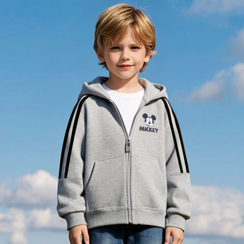 Disney Kids Casual Sportswear Hooded Moderate