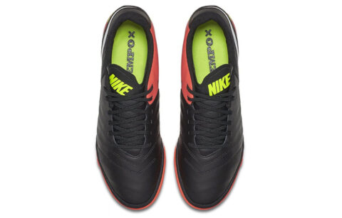 Nike Tiempo X Genio 2 Leather Ic ‘Black Hyper Orange’