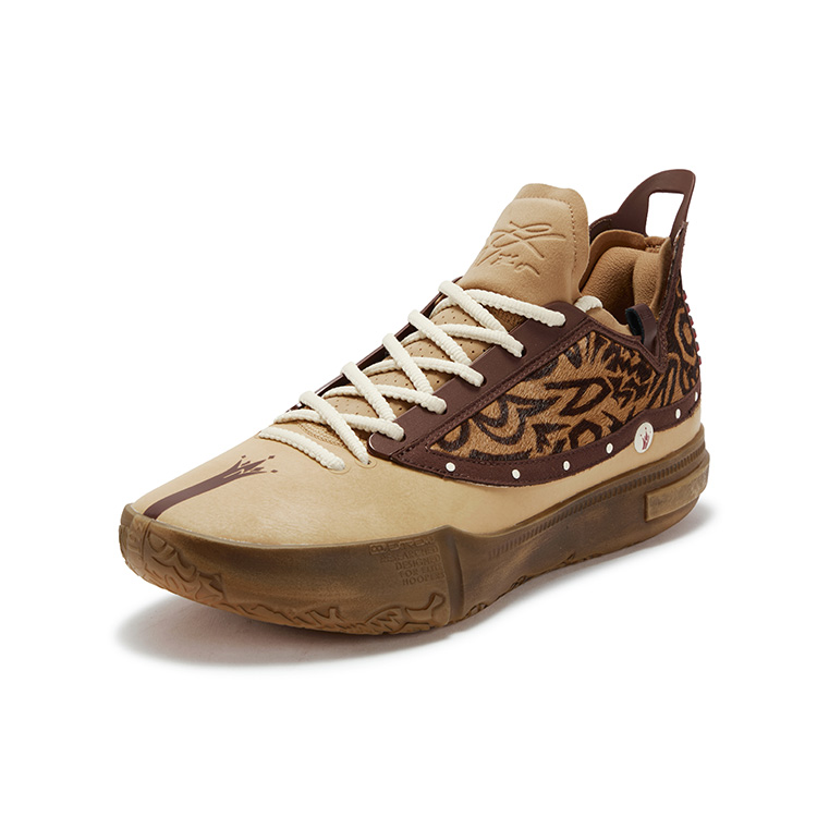 361° Joker 1 GT Cushioning Slip Resistant Abrasion Resistant Low top Basketball Shoes Men’s Coffee Brown