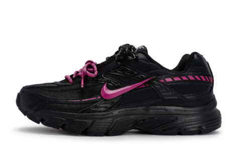 Nike Initiator Slip Resistant Abrasion Resistant Low top Running Shoes Men’s Black Rose Red