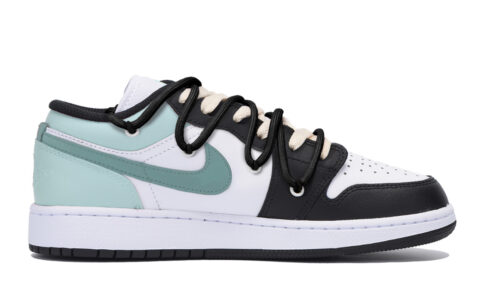 Jordan Air Jordan 1 Vintage Basketball Shoes Men’s Low Top Black Tiffany