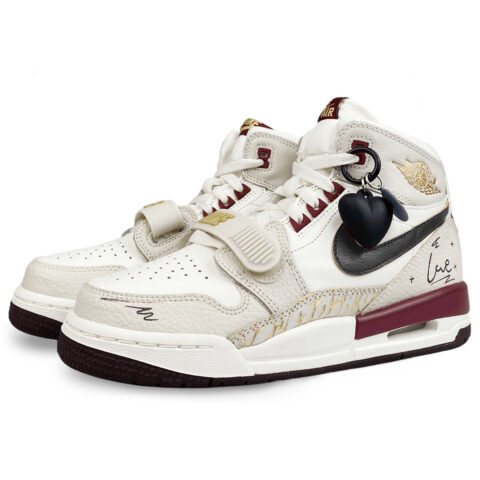 Jordan Legacy 312 CNY ‘Year Of The Snake Limited Edition’ Leather Slip Resistant Abrasion Resistant High top