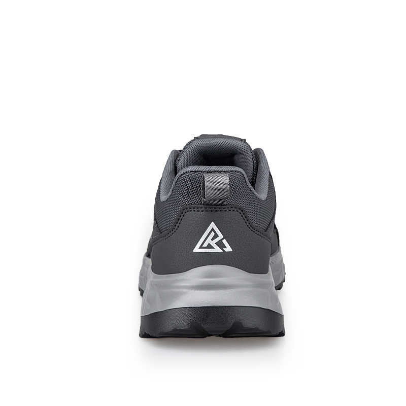 KANGLEJIAN Abrasion Resistant Lightweight Rebound Low top Casual Shoes Men’s Dark Gray