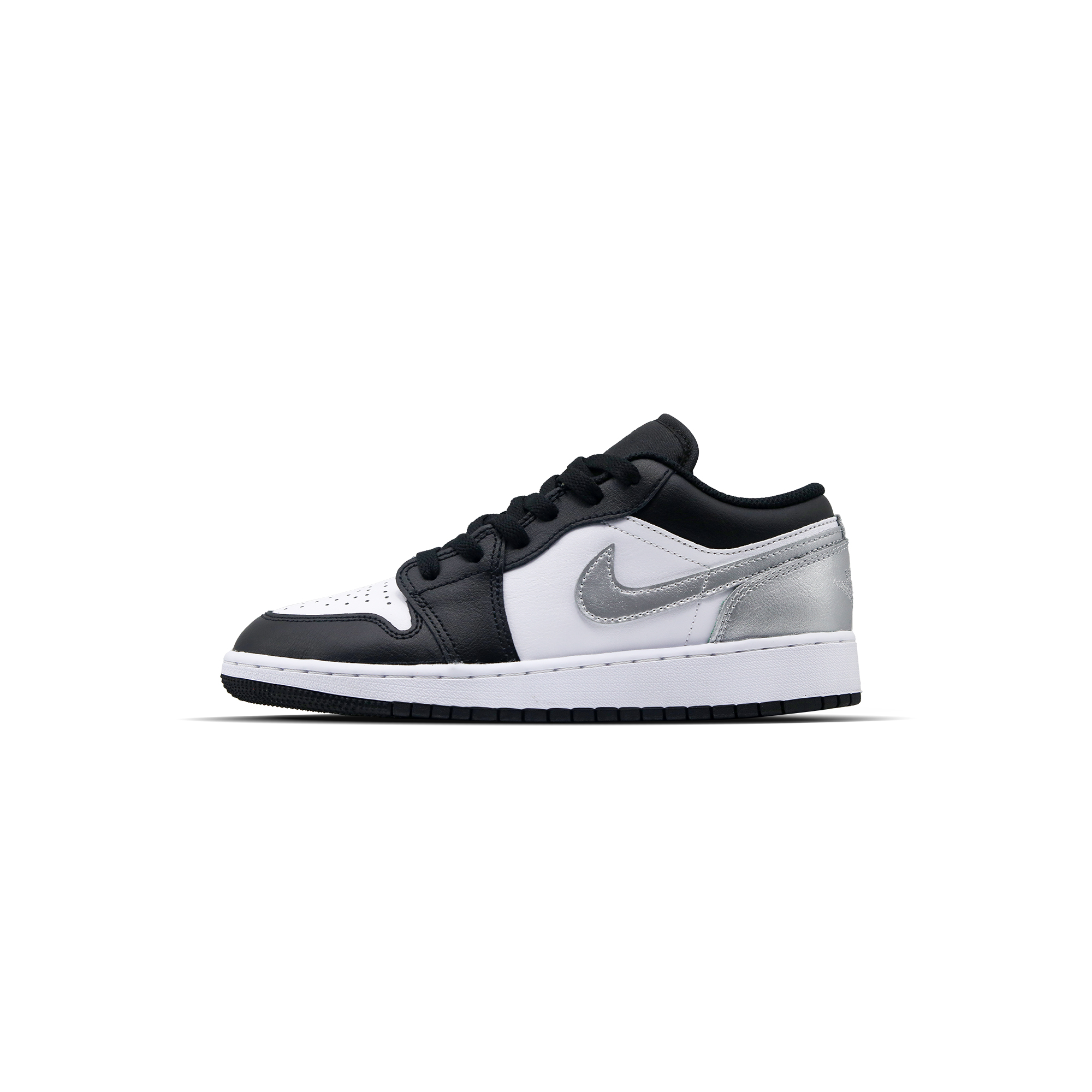 Jordan Air Jordan 1 Low ‘Silvery’ Low top Vintage Basketball Shoes Women’s Black Silver