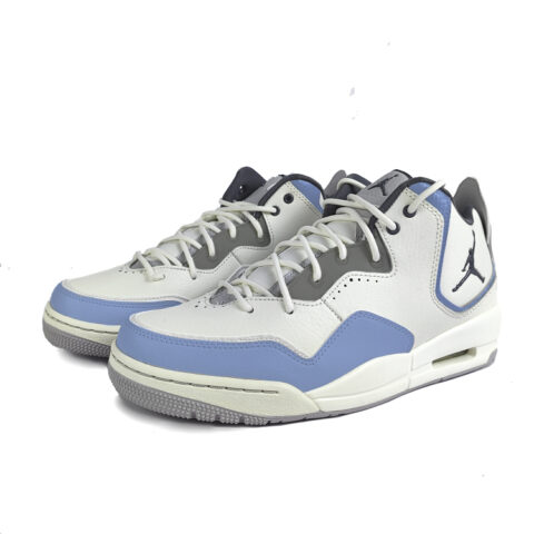 Jordan Courtside 23 Cushioning Slip Resistant Mid top Vintage Basketball Shoes Men’s Blue White