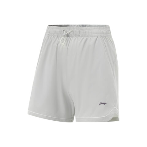 Li Ning Fitness Series Sports Shorts Women's Calm Gray