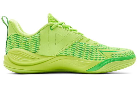 PEAK Cushioning Slip Resistant Breathable Anti Rollover Anti Twist Low top Basketball Shoes Men’s Sprout Green