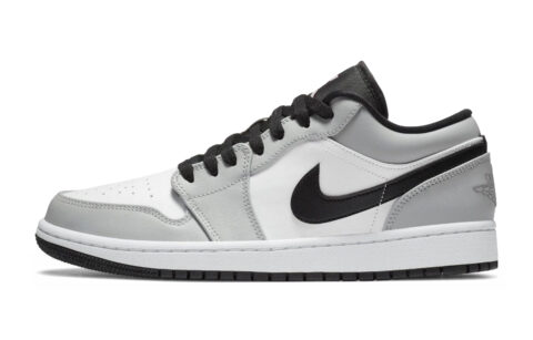 Jordan Air Jordan 1 Low top Skateboard Shoes Unisex Smoke Gray