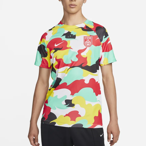 Nike Soccer Jerseys Men’s Azure Yellow Moderate Straight Fit