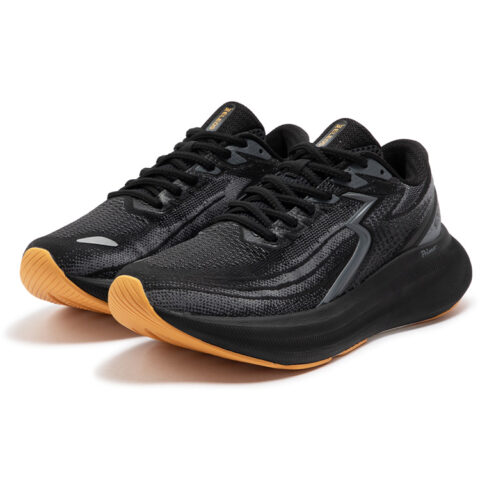 361° International Cables ELEOS Synthetic Leather Low top Running Shoes Men’s Black Gray