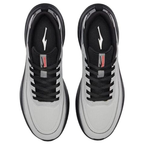 Erke Rebound Cushioning Rebound Cushioning Low top Racing Running Shoes Men’s Black Gray