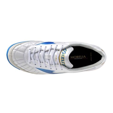 Mizuno MORELIA SALA TF Turf Abrasion Resistant Breathable Soccer Shoes Unisex White