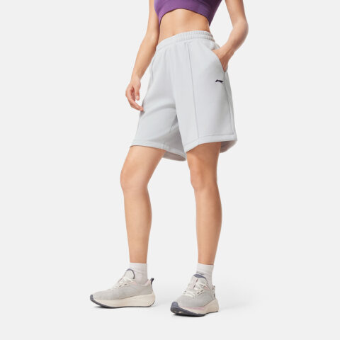 Li Ning Fitness Series Sports Shorts Women’s Calm Gray