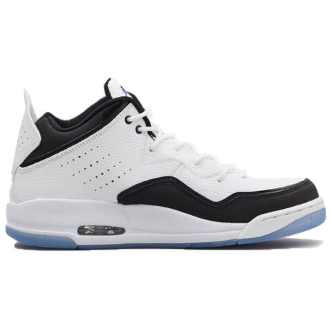 Jordan Courtside 23 Cushioning Slip Resistant Abrasion Resistant Mid top Vintage Basketball Shoes Unisex Black White