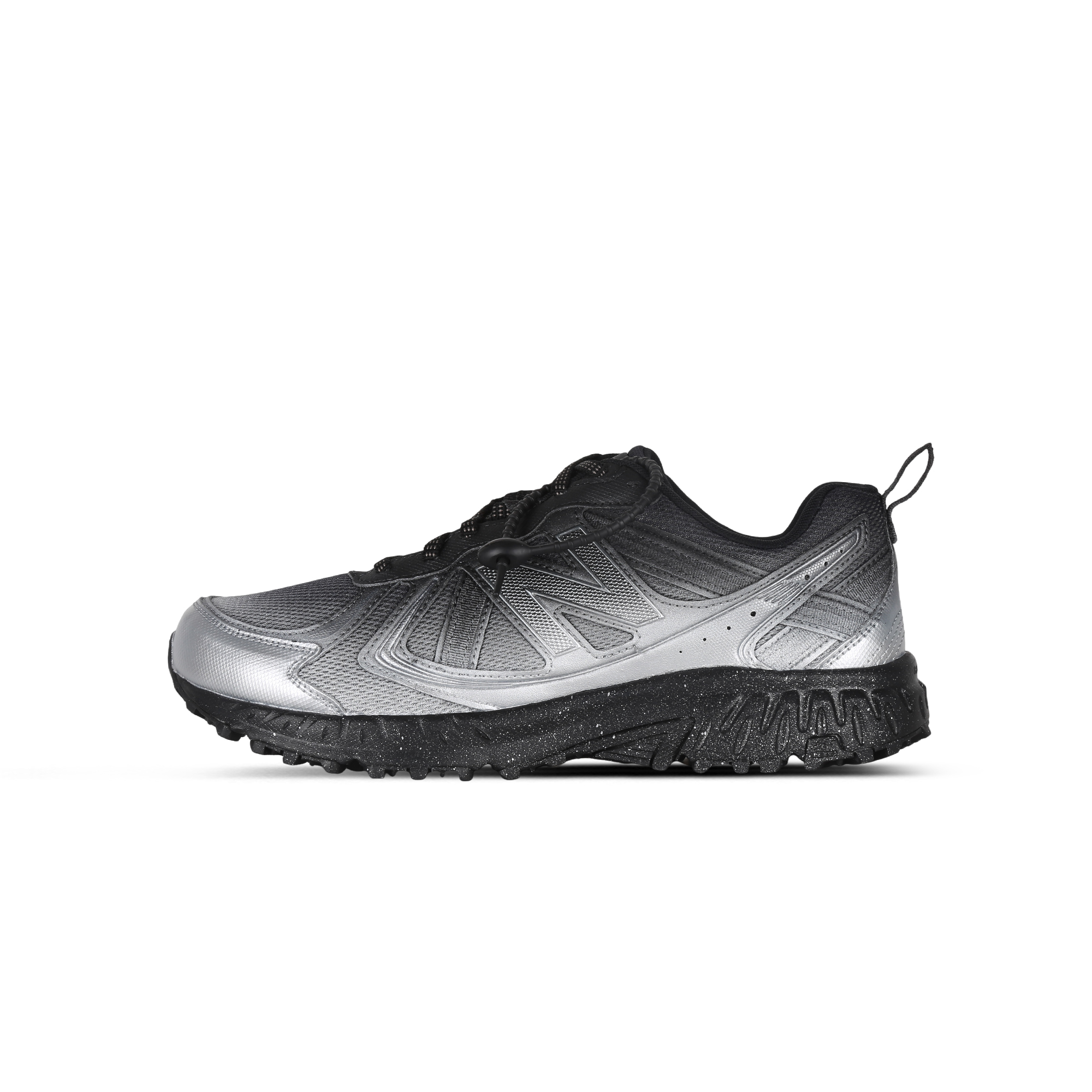 New Balance NB 410 V5 Cushioning, Wear Resistant Low top Running Shoes Unisex Silver Black