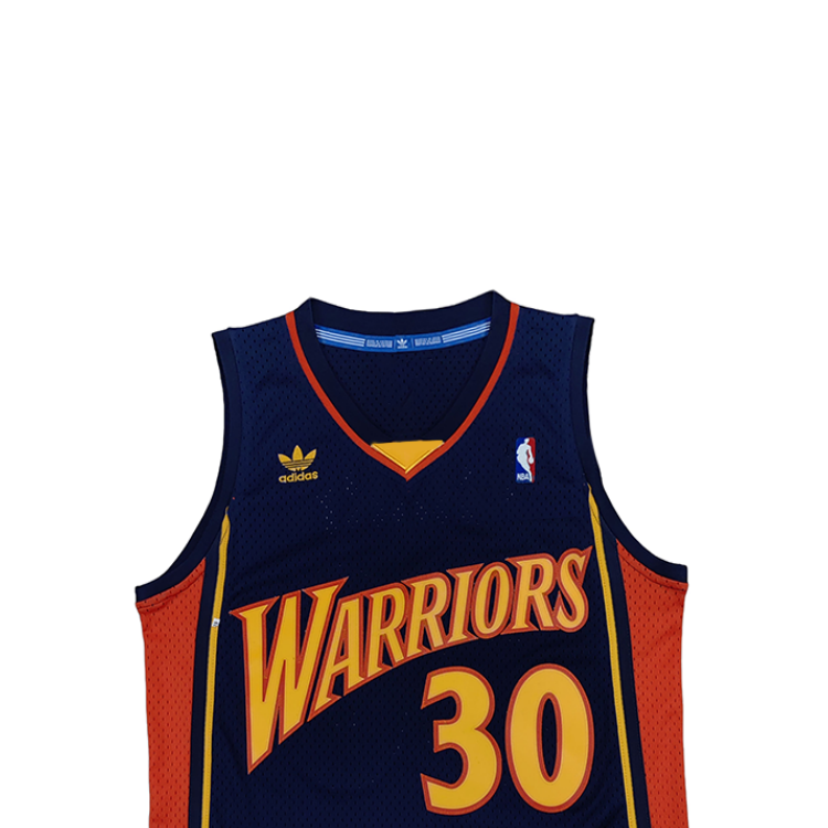 Adidas Originals x NBA Stephen Curry Golden State Warriors Basketball Jersey Unisex Dark Blue