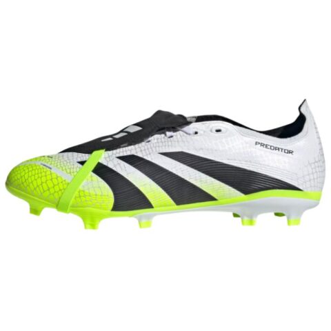 Predator League Adidas Foldover Tongue Fg Mg 'Cloud White Lucid Lemon'