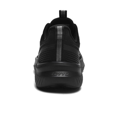 LOTTO Jump Wave 1.0 Fabric Breathable Lightweight Rebound Low top Casual City Commuting Running Shoes Men’s Black